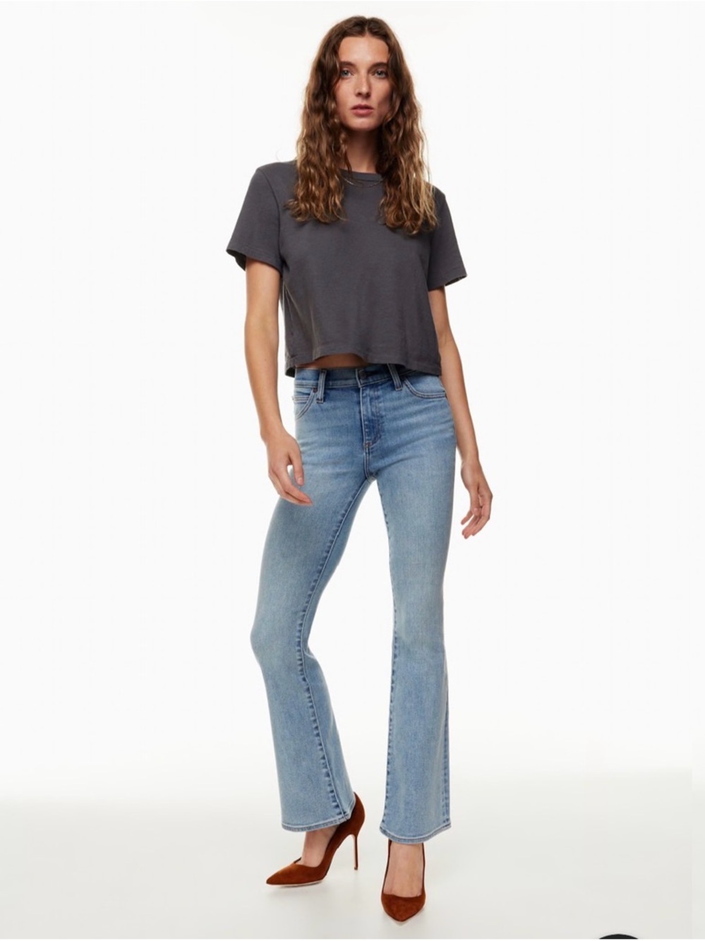 Denim Forum - The Donna Mid Rise Flare Jeans